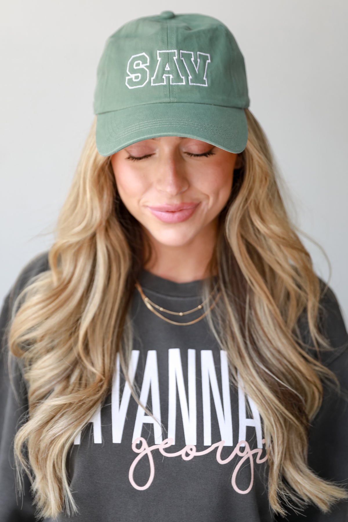 green SAV Embroidered Hat