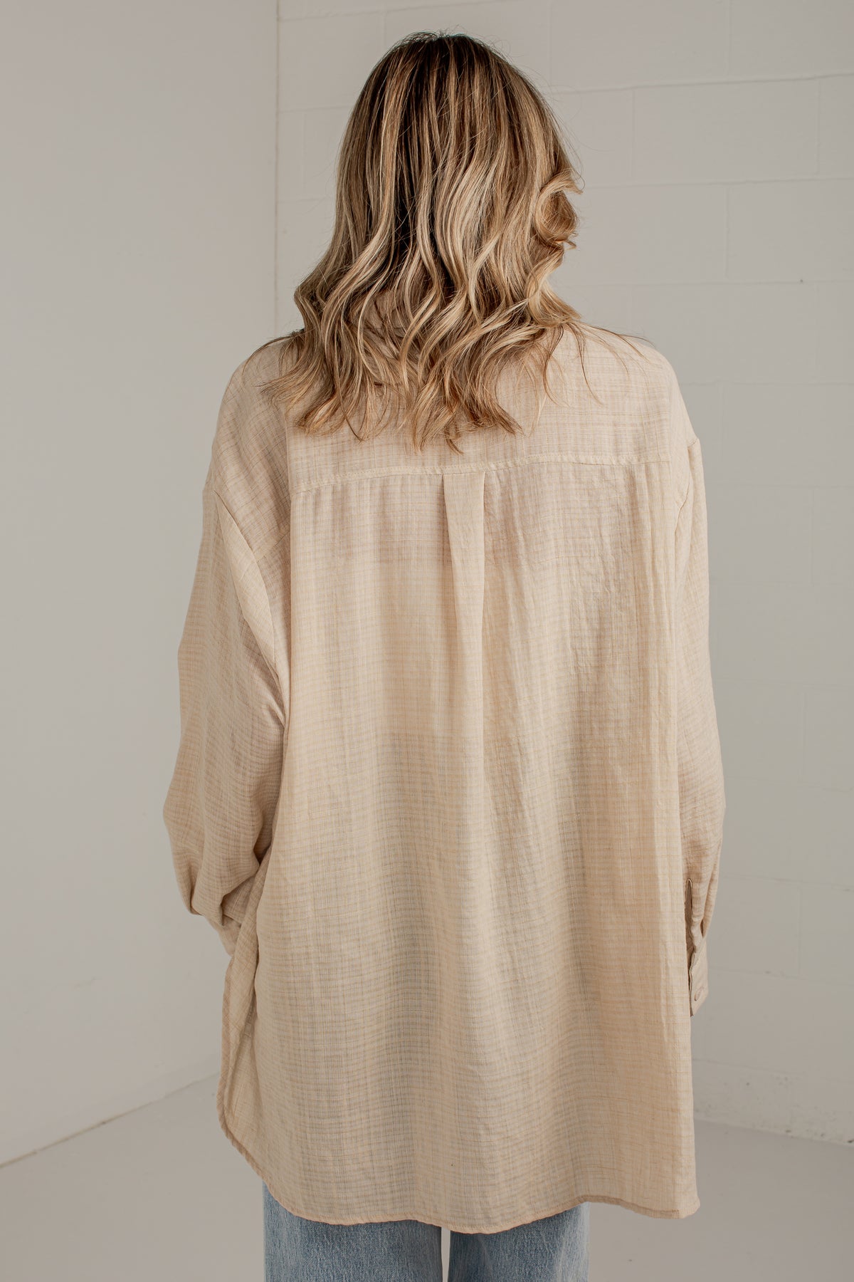 Allison Oversized Button-Up Blouse