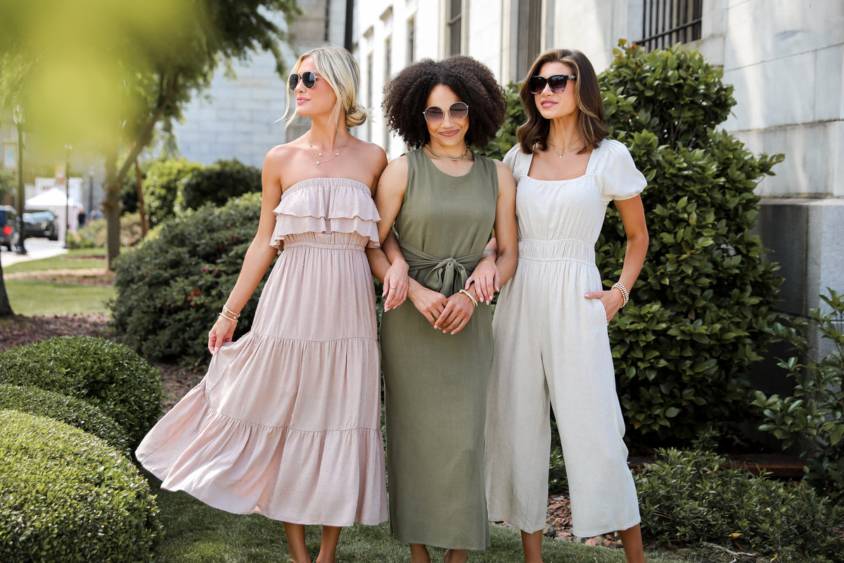 models wearing cute dresses