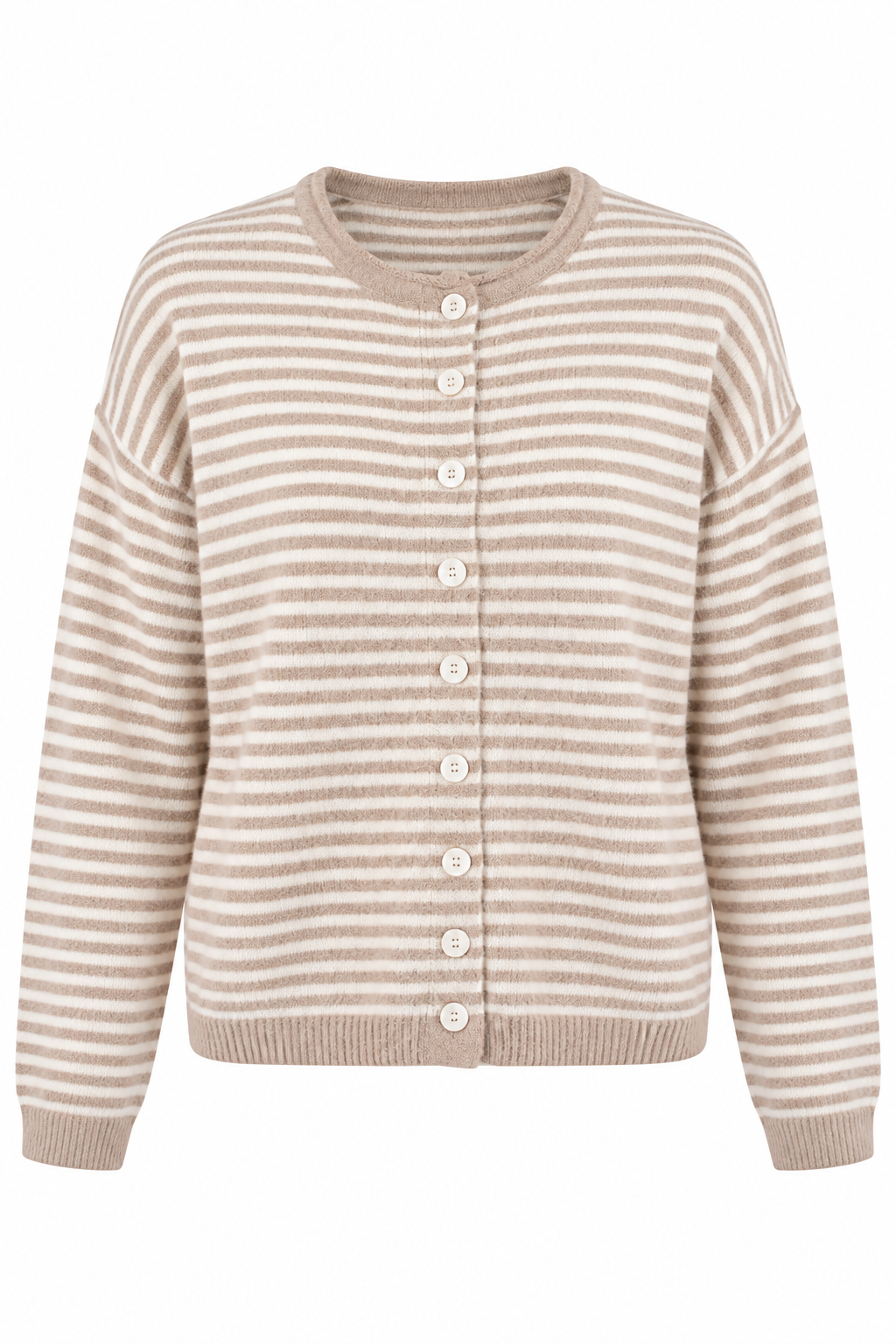 Meet Me For Coffee Striped Sweater Cardigan