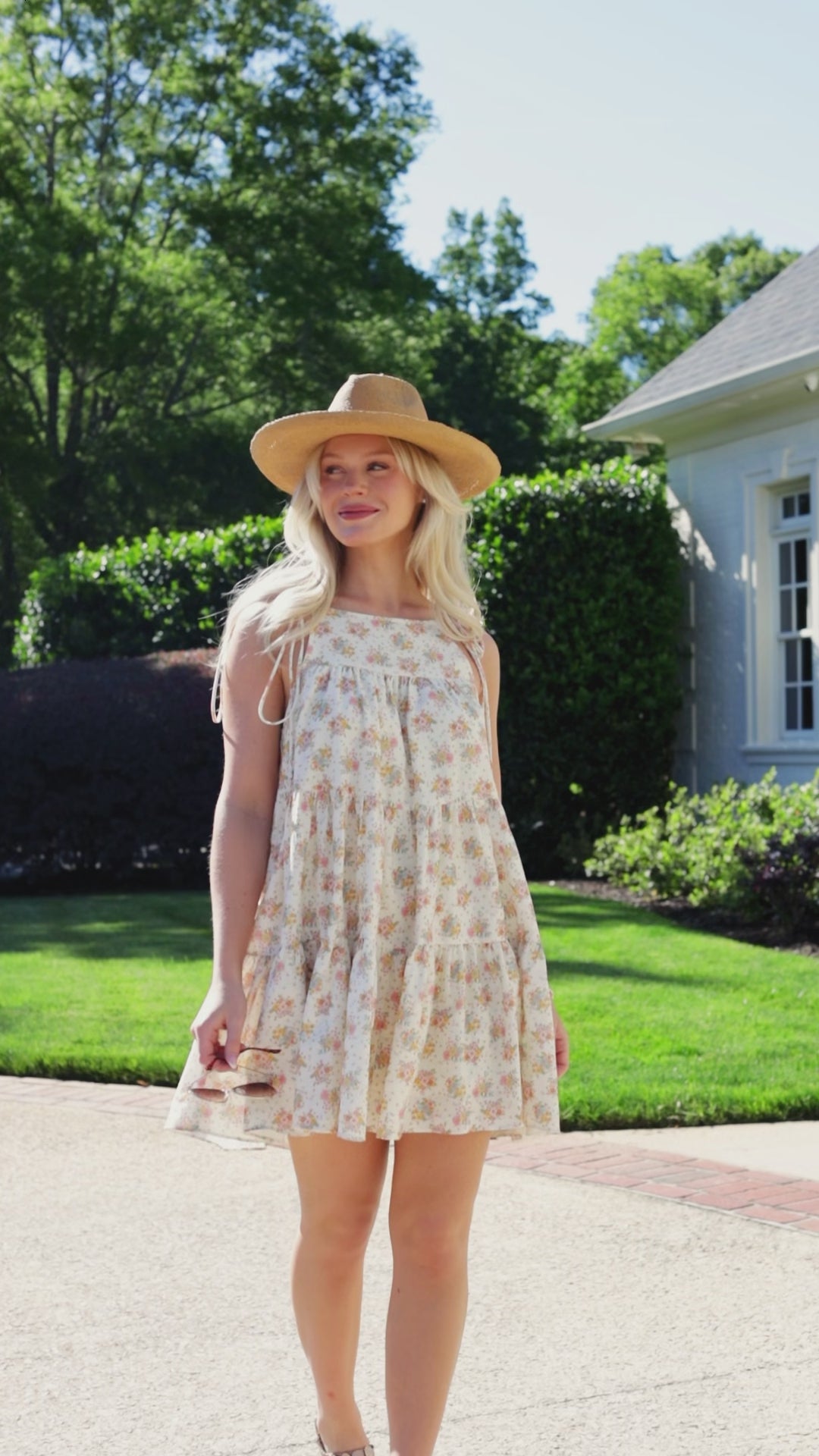 Summer Invitation Eyelet Ivory Mini Dress