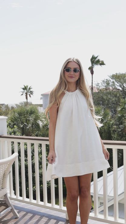 Sweet Staple Off White Mini Dress