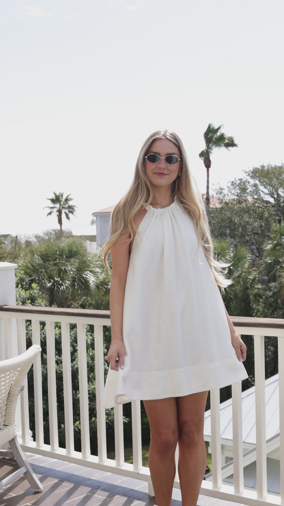 Sweet Staple Off White Mini Dress