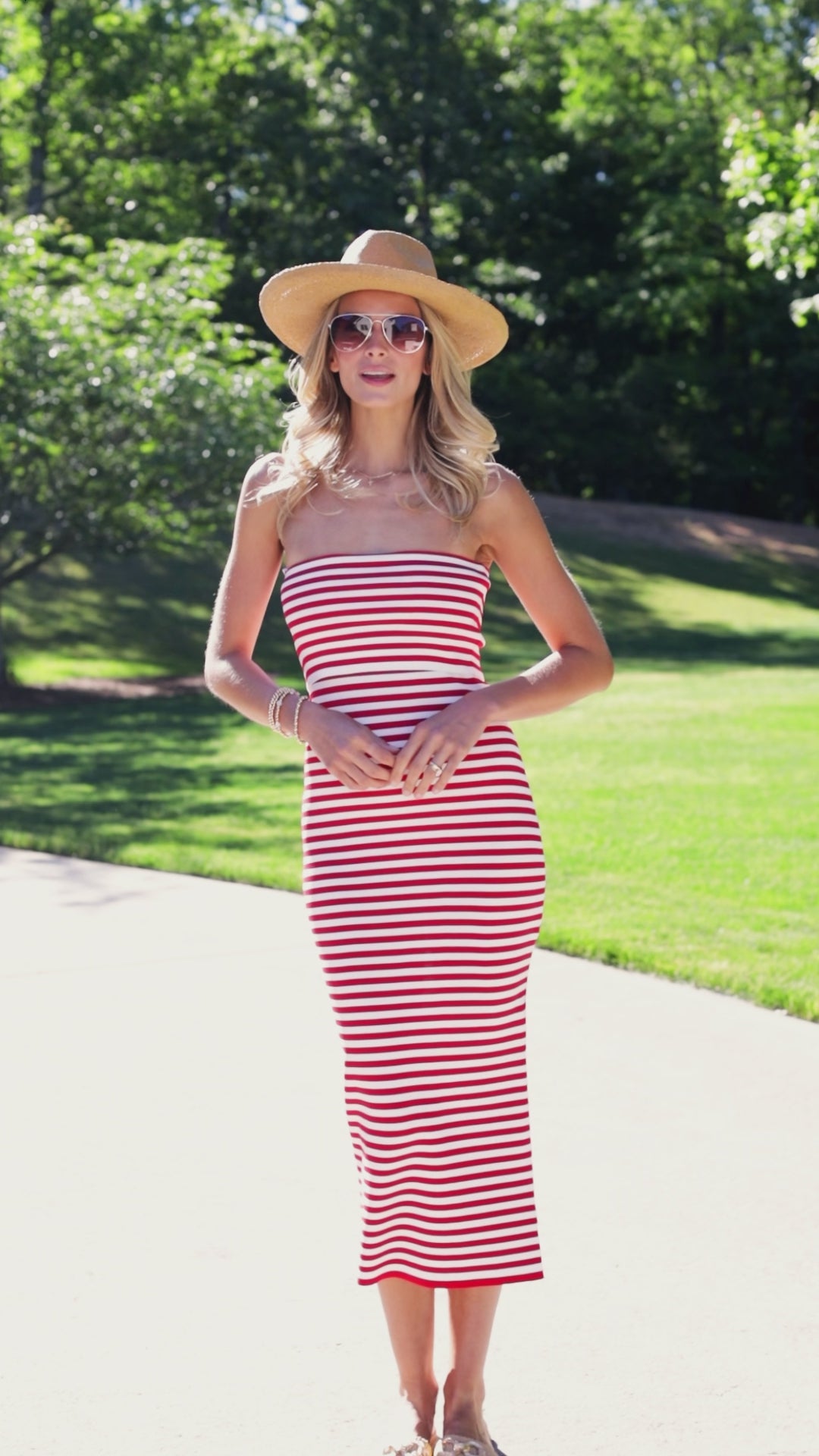 Everything You Love Striped Maxi Dress