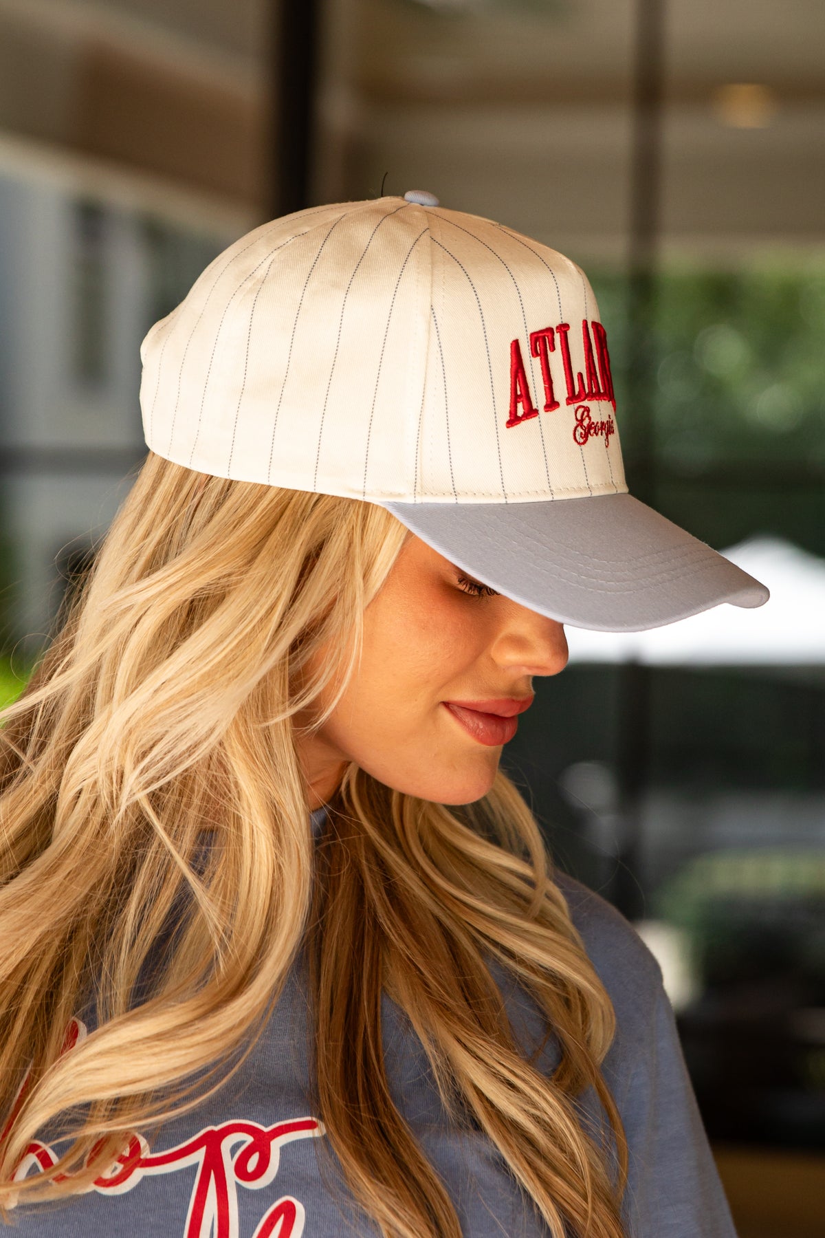 Classic Atlanta Georgia Pinstripe Hat
