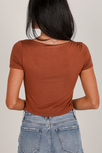 Maggie Everyday Cropped Tee