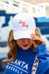 Red Chop Chop Script Embroidered Hat