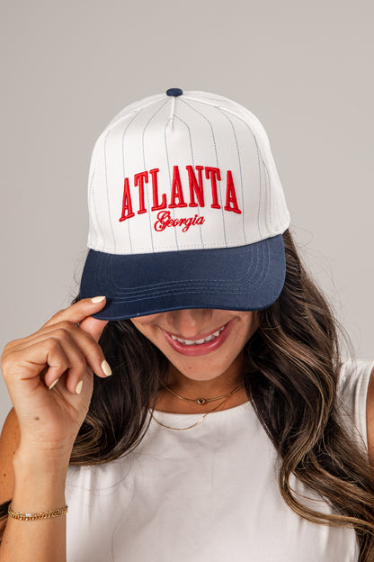 Classic Atlanta Georgia Pinstripe Hat