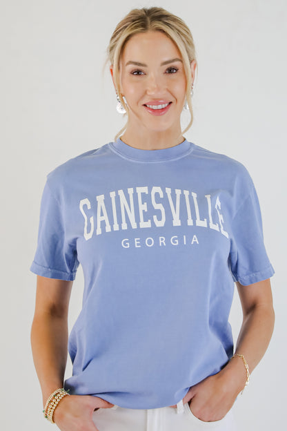 Light Blue Gainesville Georgia Tee