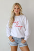 Chop Chop Script Embroidered Sweatshirt