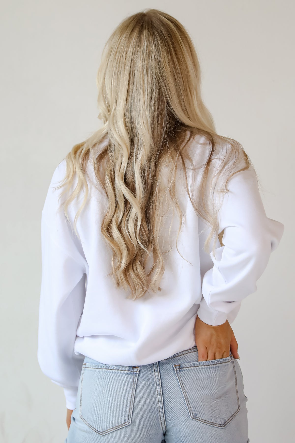 Chop Chop Script Embroidered Sweatshirt