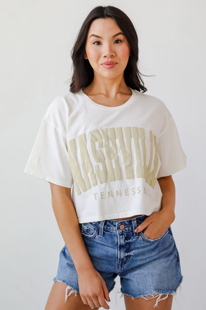 Nashville Tennessee Cropped Tee