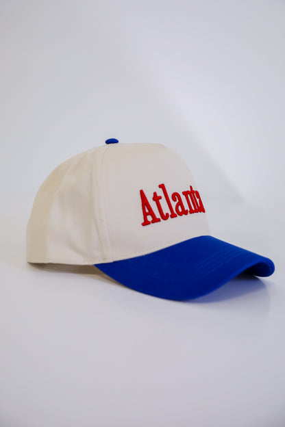 Atlanta Color Block Embroidered Hat