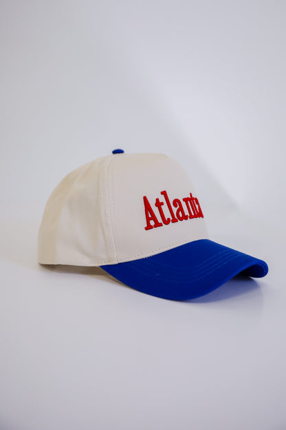 Atlanta Color Block Embroidered Hat