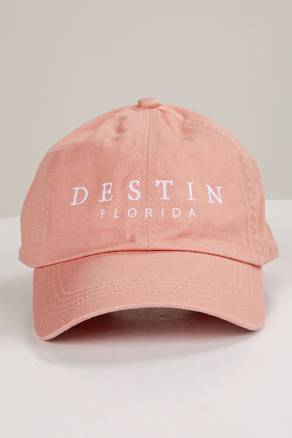Pink cap with &