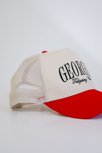 Red/Black Georgia Tailgating Club Trucker Hat