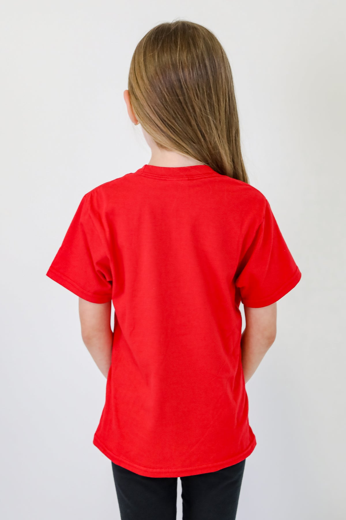 Youth Red ATL Star Baseball Tee