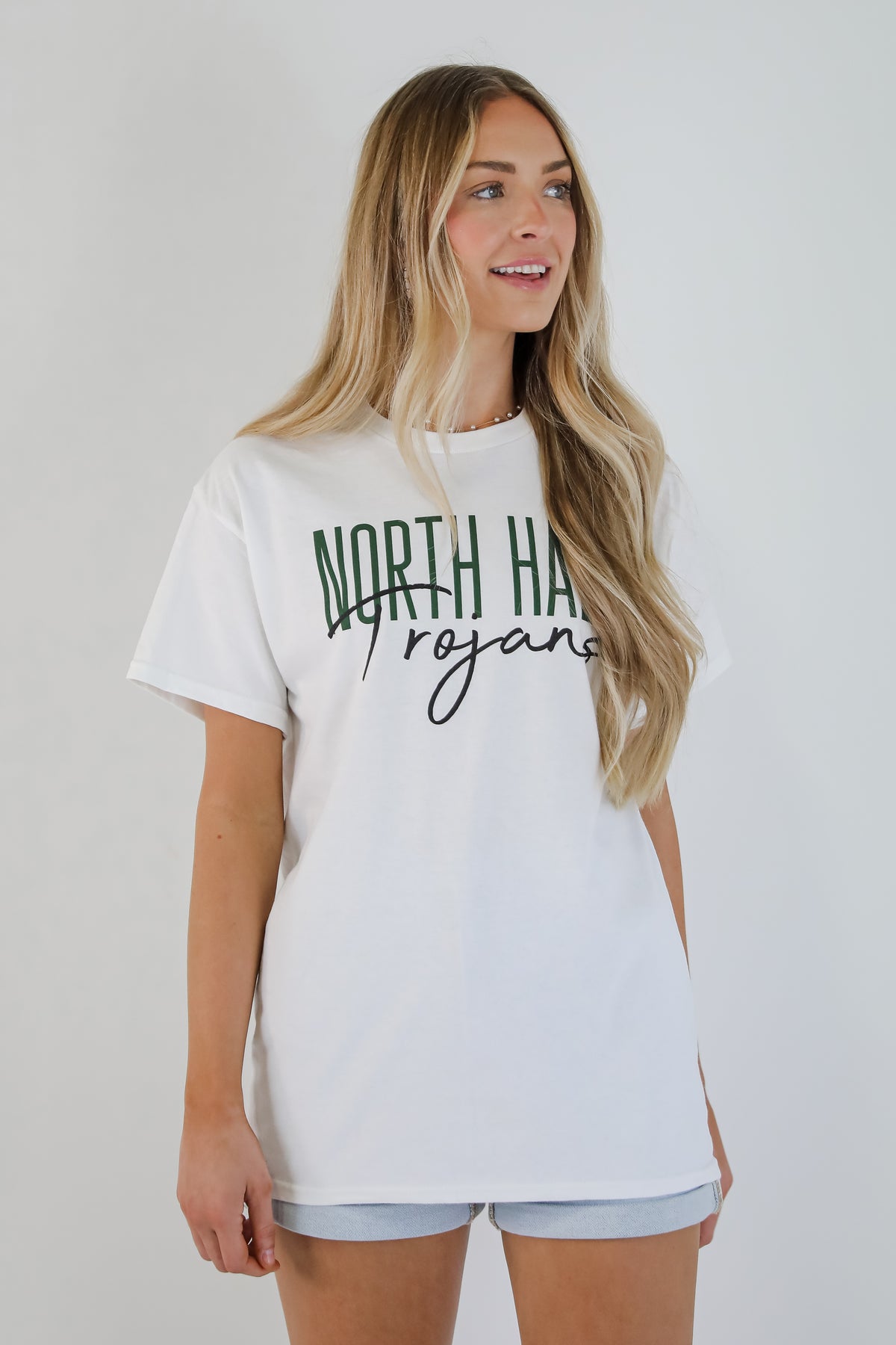 White North Hall Trojans Tee