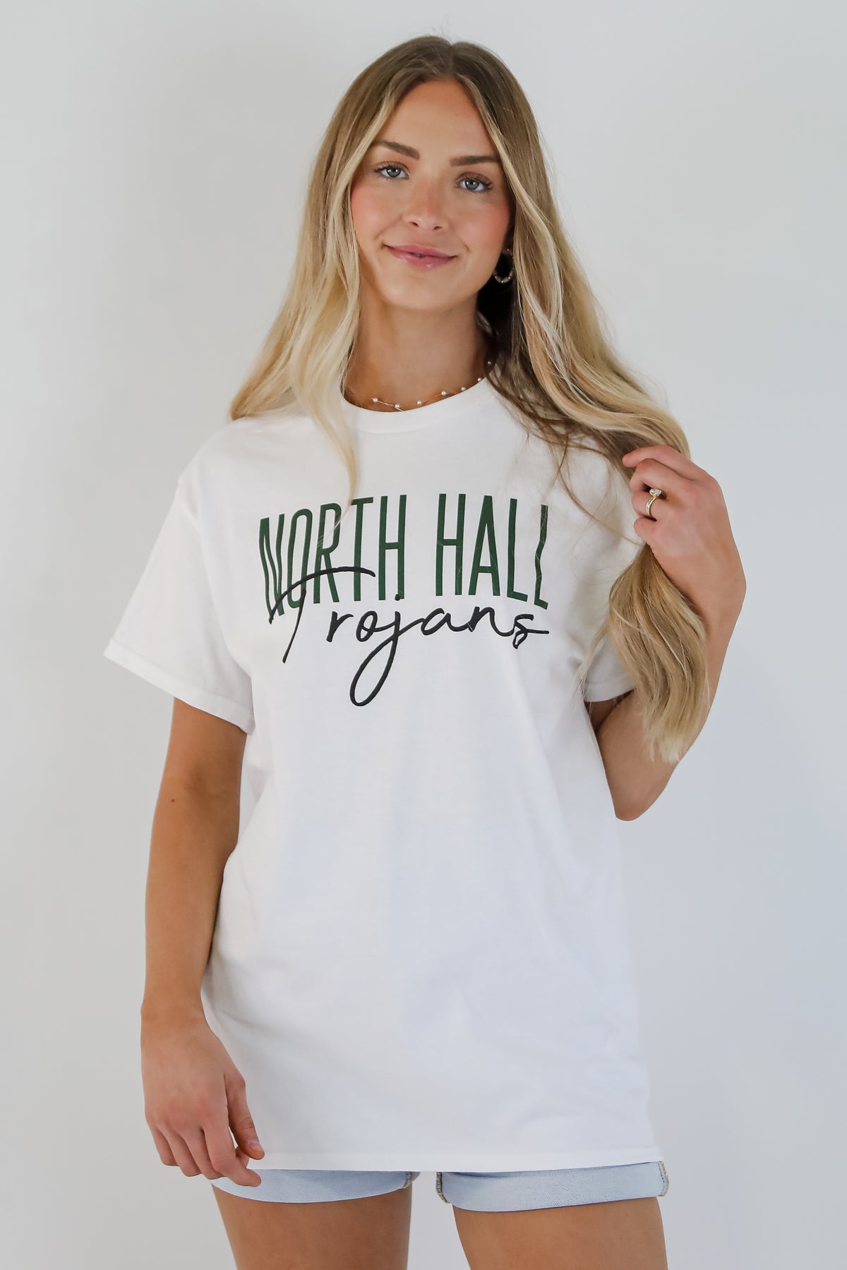 White North Hall Trojans Tee