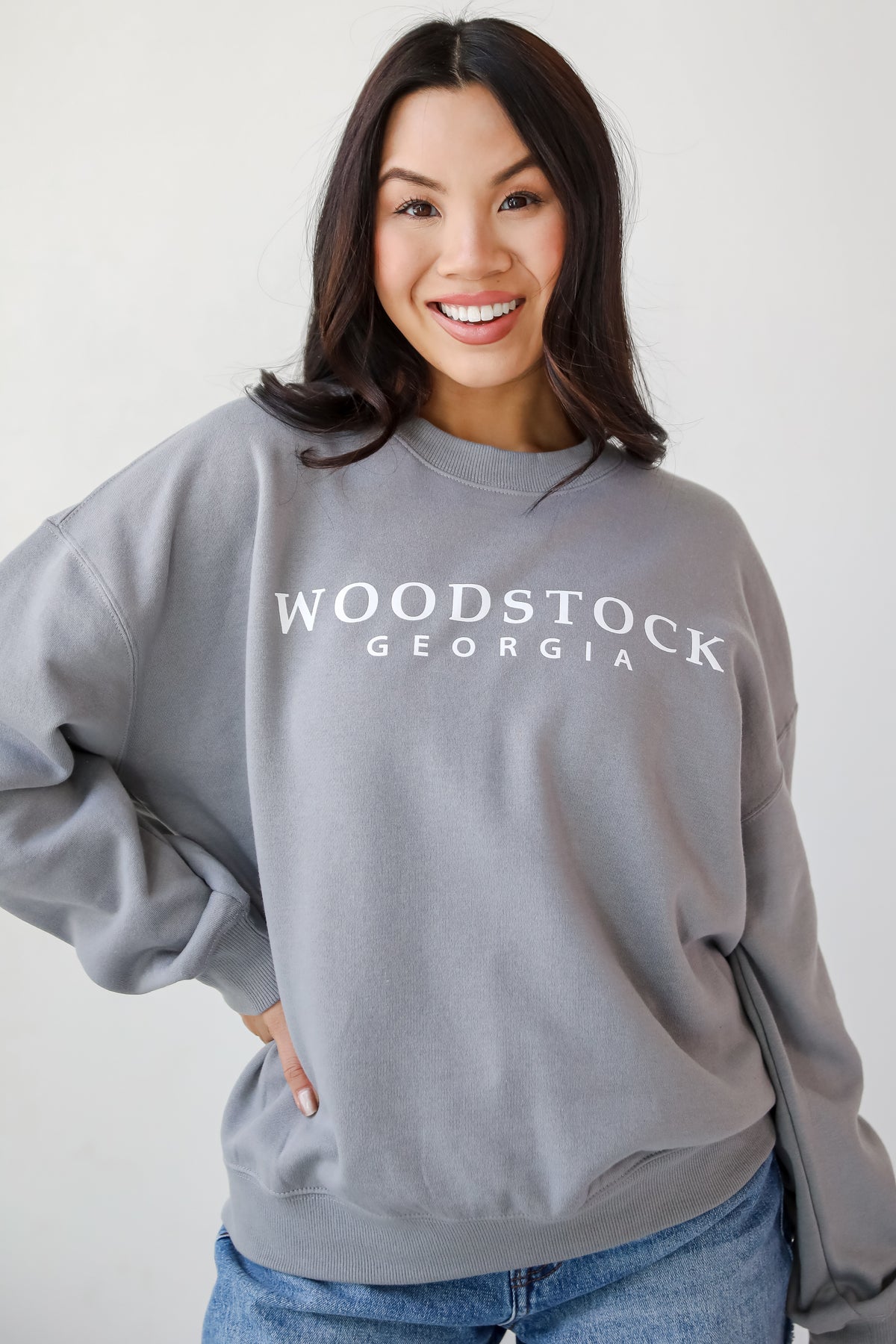 Grey Woodstock Georgia Sweatshirt