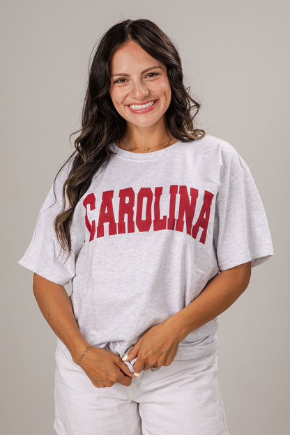 Woman wearing a white &
