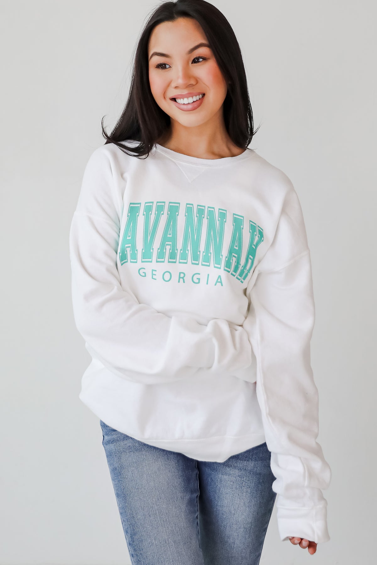 White Savannah Georgia Sweatshirt
