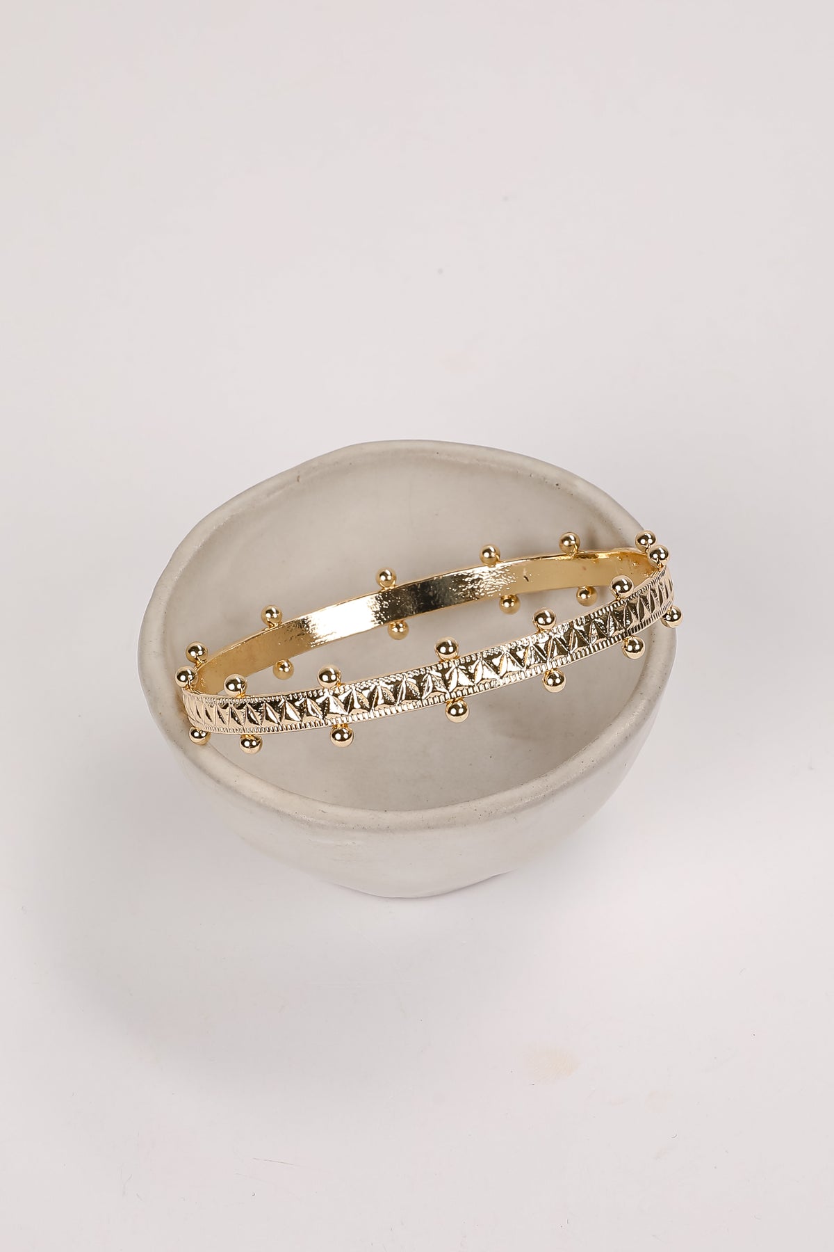 Natalia Gold Bangle Bracelet