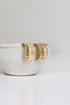 Samantha Textured Hoop Earrings
