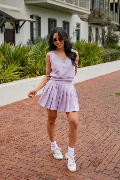 FINAL SALE - Sugar Plum Lavender Active Tank