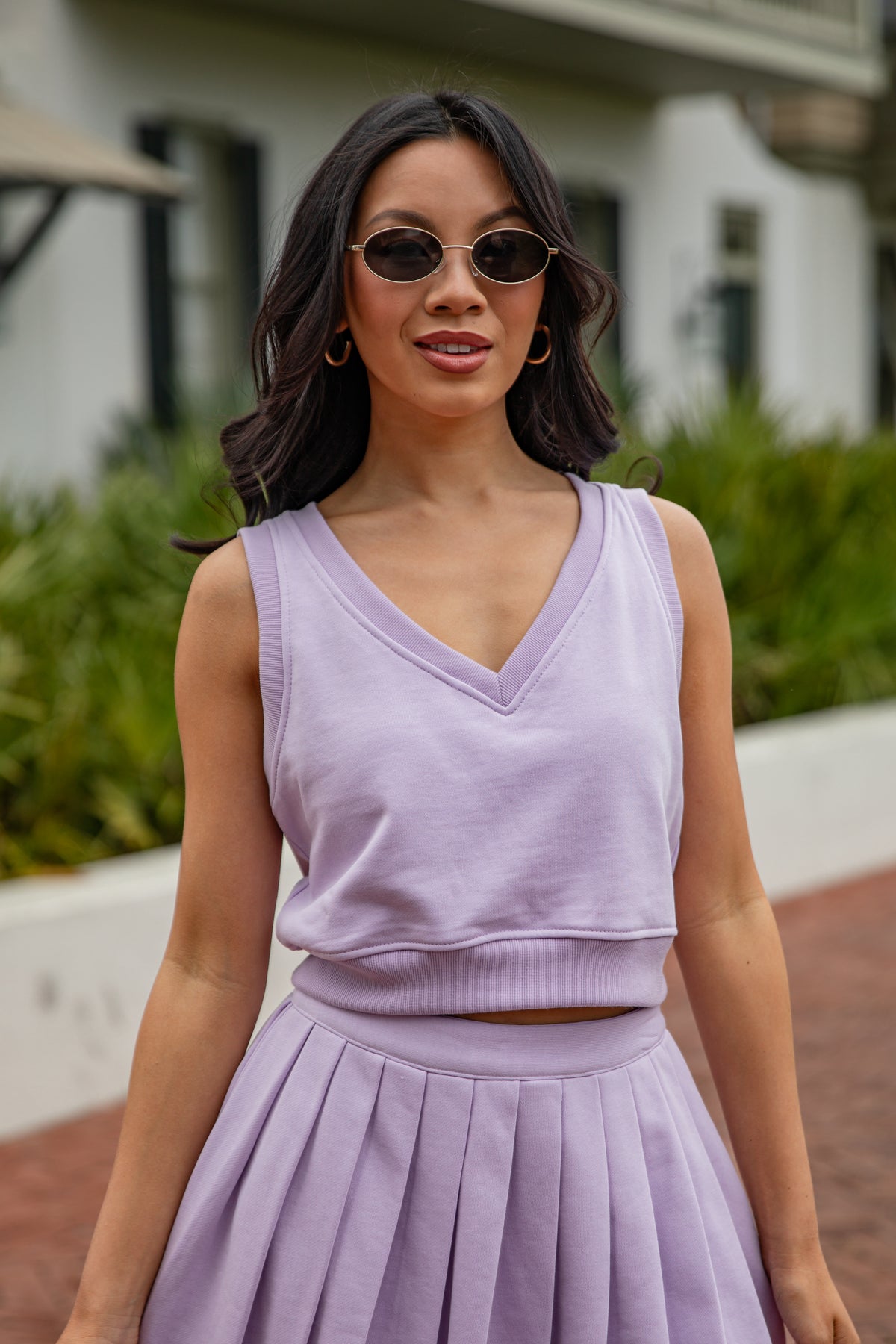 FINAL SALE - Sugar Plum Lavender Active Tank