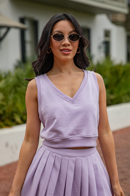 FINAL SALE - Sugar Plum Lavender Active Tank