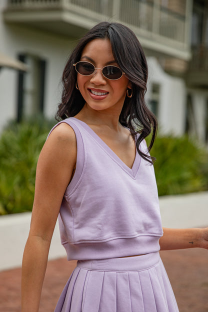 FINAL SALE - Sugar Plum Lavender Active Tank