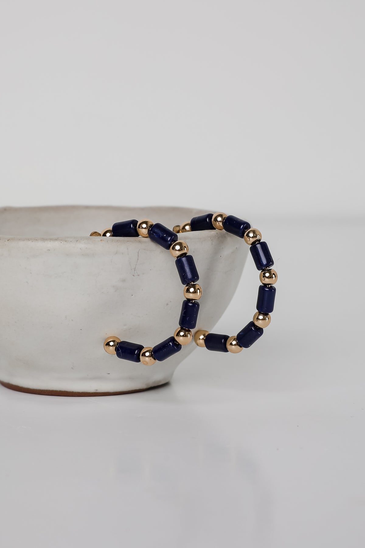 Sadie Beaded Hoop Earrings