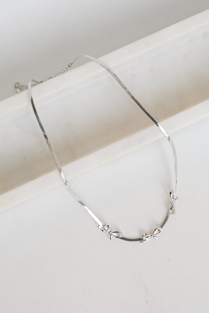 Maddy Bow Charm Necklace