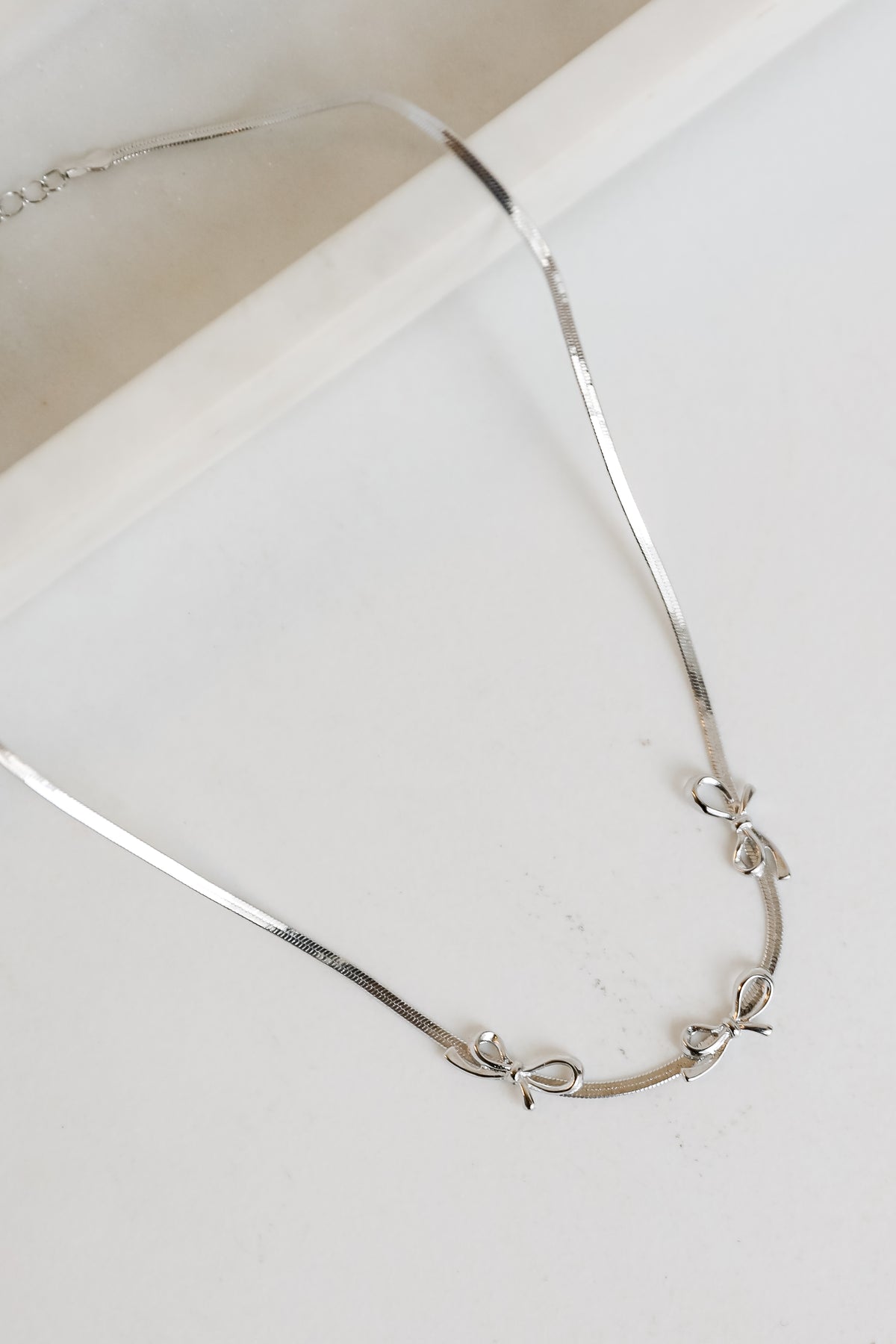 Maddy Bow Charm Necklace