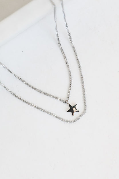 Alice Star Charm Layered Necklace