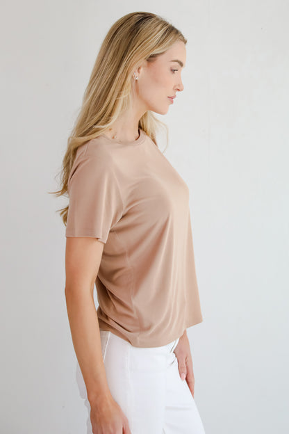 Casey Taupe Everyday Tee
