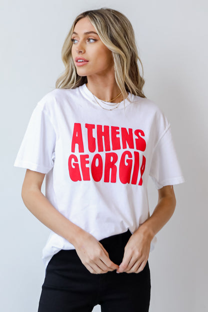 Athens Georgia Tee on model