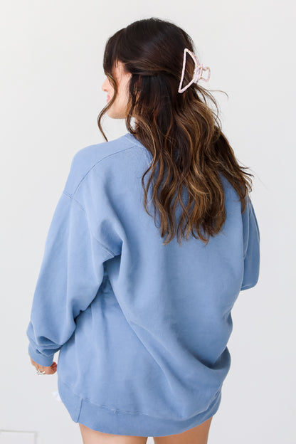 Blue Savannah Georgia Pullover back view