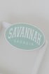 Round Savannah Georgia Sticker
